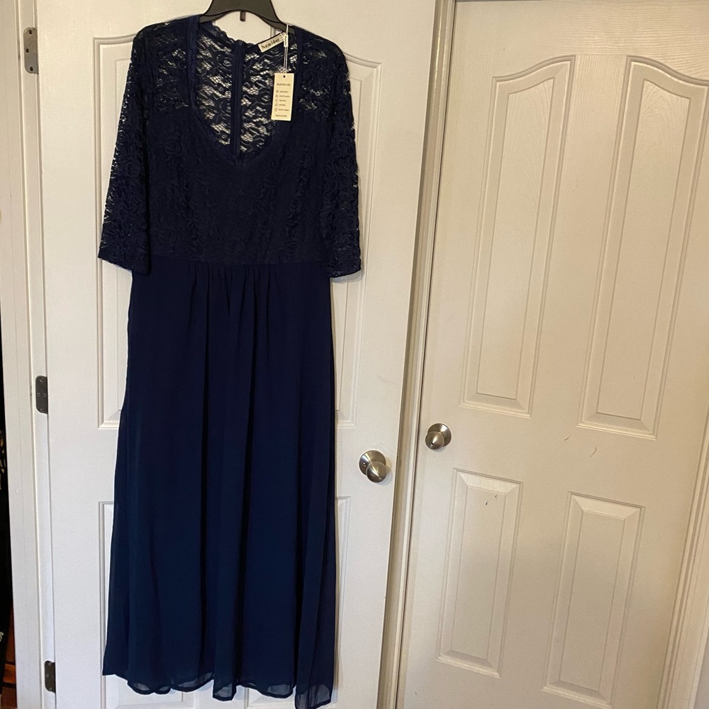 Nemidor Women's Deep- V Neck Sleeveless Vintage Plus Size Bridesmaid Formal.